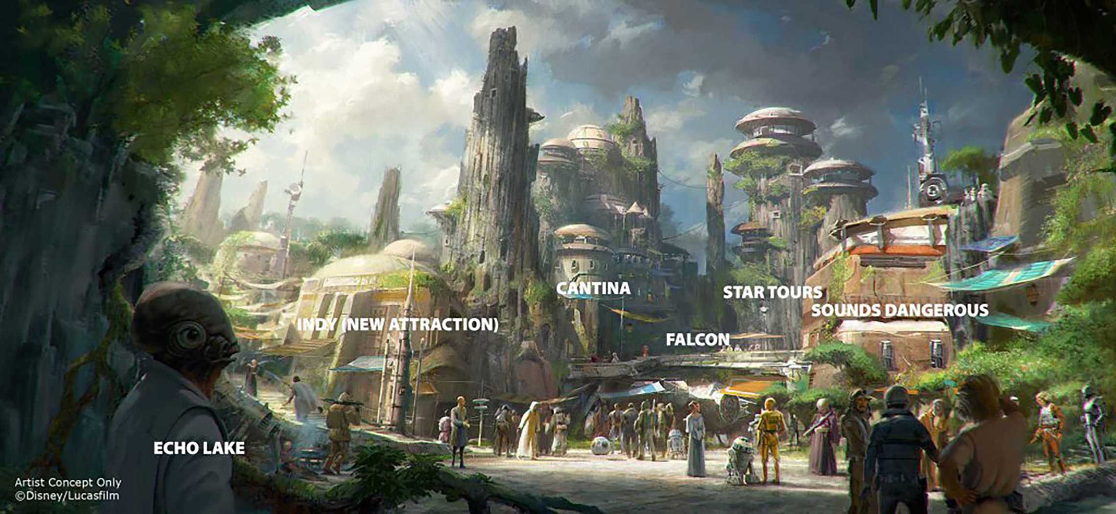Star Wars Land And Toy Story Land Possible Locations
