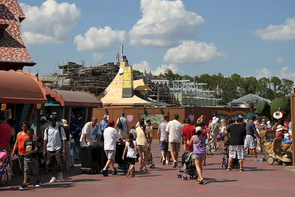 Fantasyland - The Beauty and the Beast area