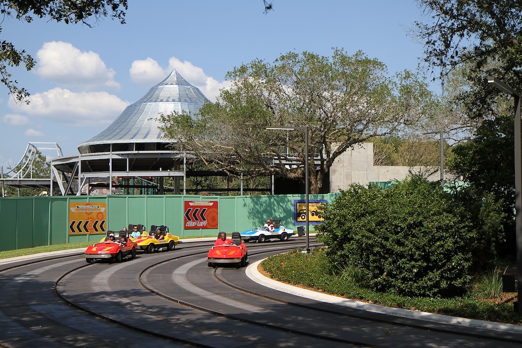 Fantasyland - The full Dumbo structure
