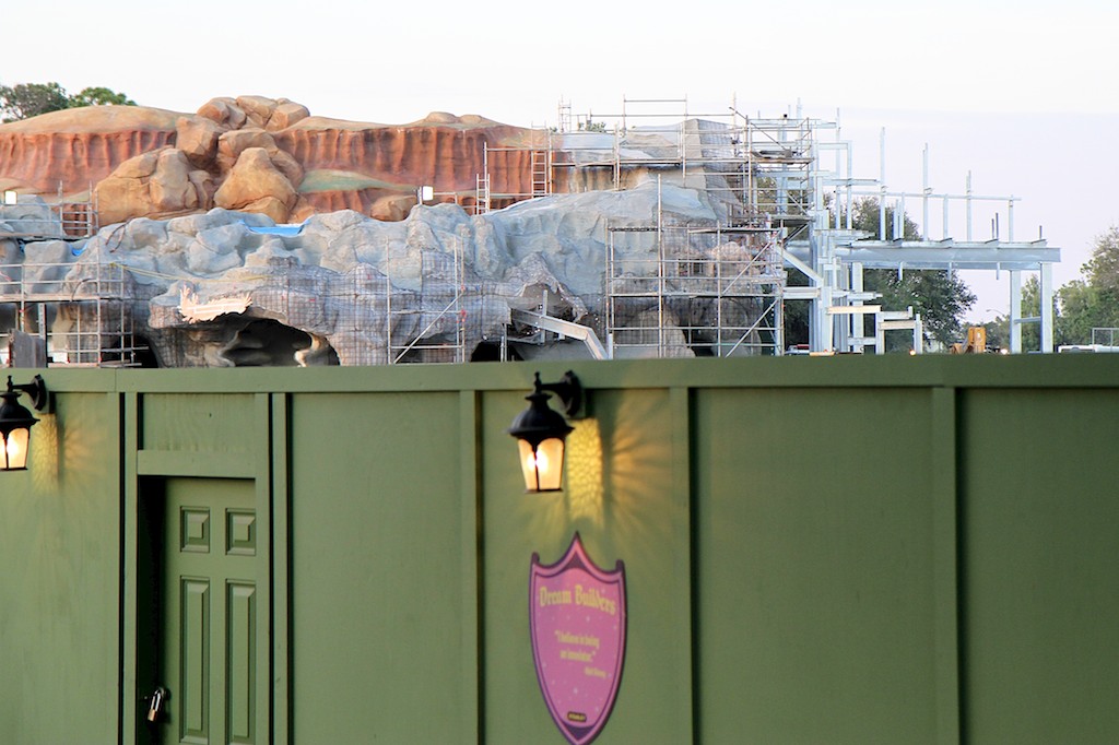 Fantasyland - More structure is being added to the right hand side
