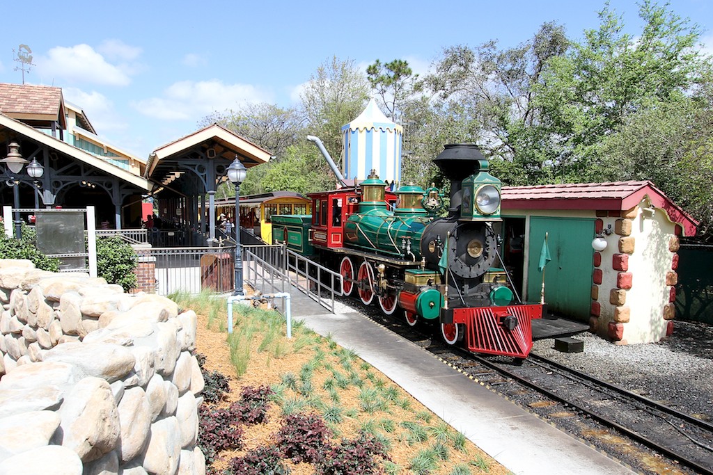 Fantasyland - The old water tower area from Toontown Fair as seen when Storybook Circus soft-opened in March 2012