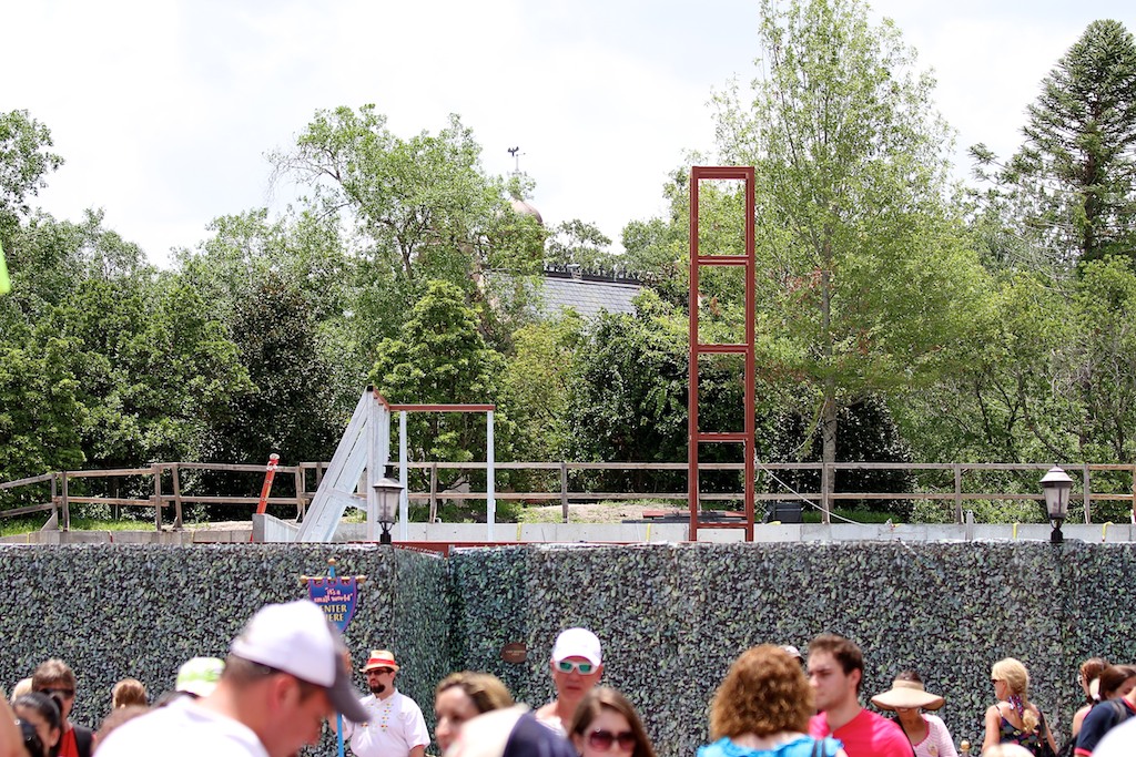 Fantasyland - New restrooms in the former Skyway station