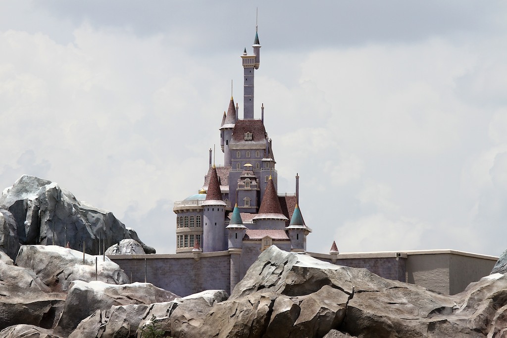 Fantasyland - Beast's Castle viewed from existing Fantasyland