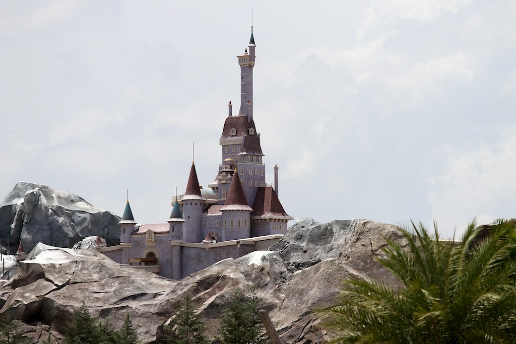 Fantasyland - Beast's Castle viewed from Storybook Circus