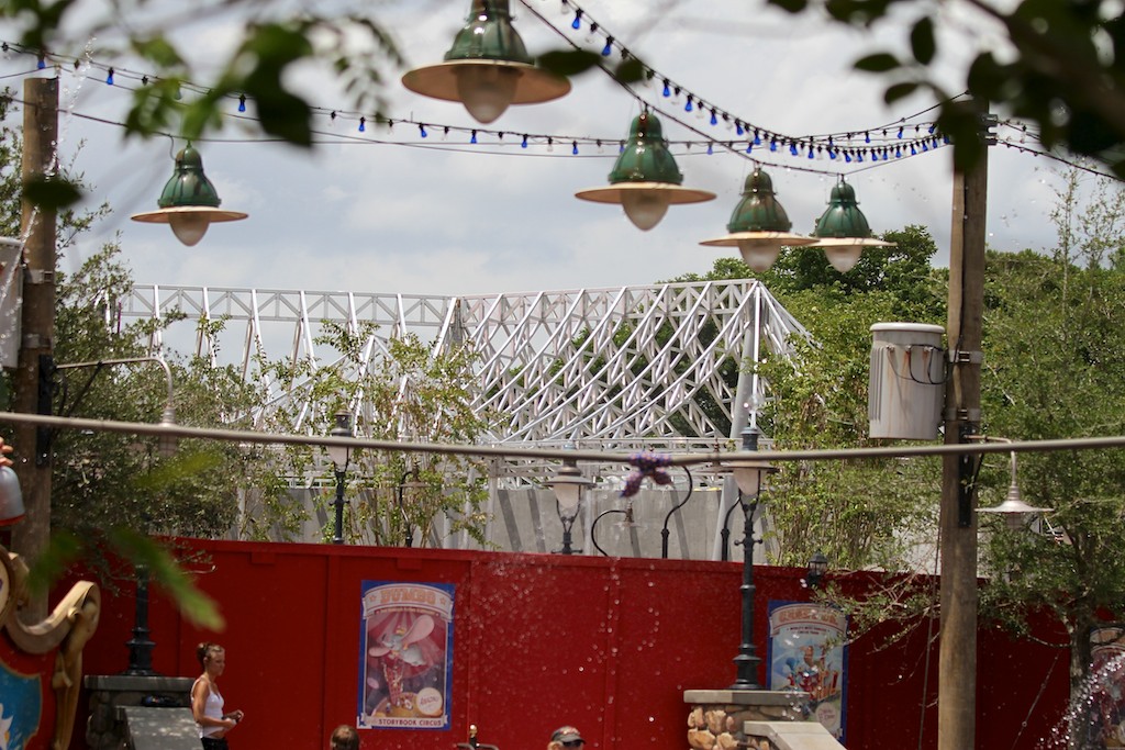 Fantasyland - The third tent under construction in Storybook Circus
