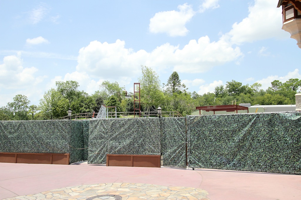 Fantasyland - New Fantasyland restrooms in the former skyway location