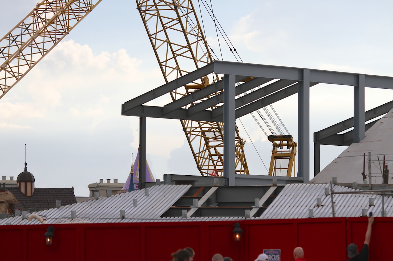 Fantasyland - The newly added steel