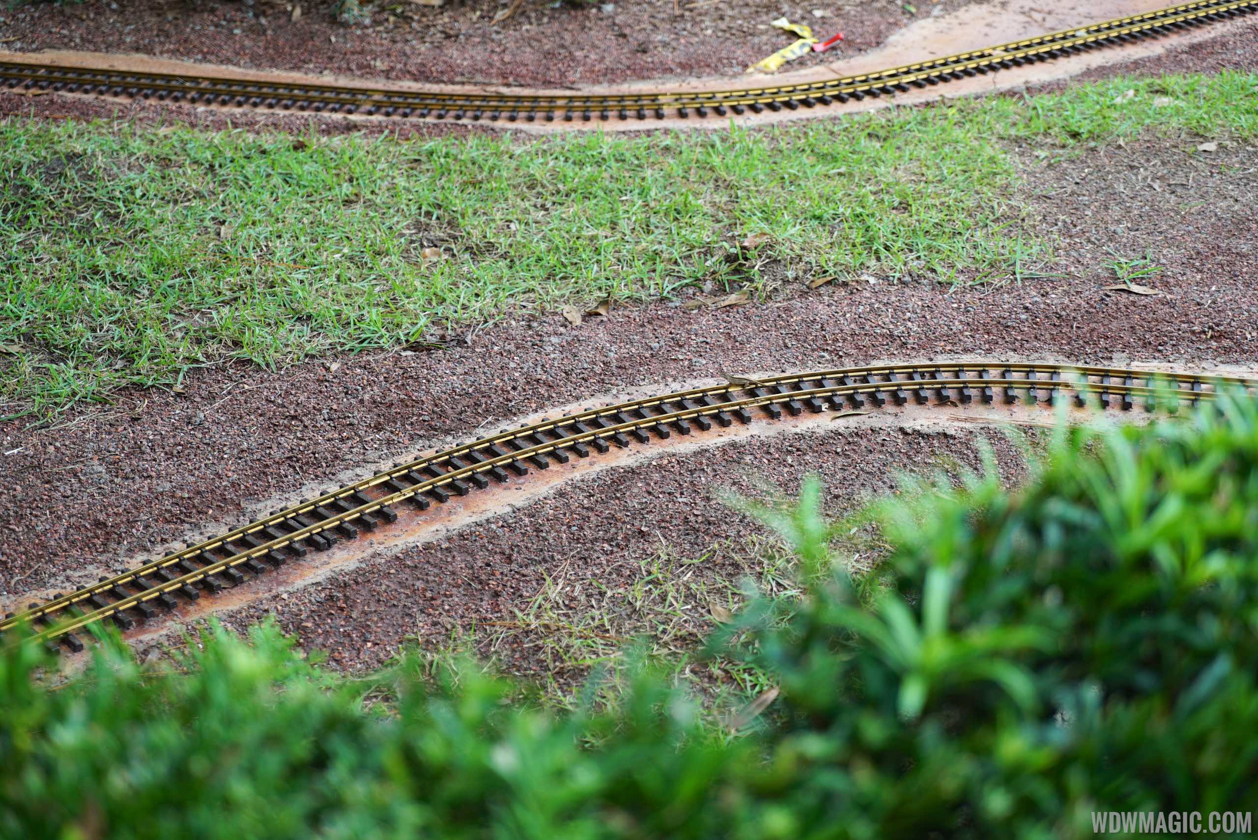 Model Train in Germany Pavilion Being Refurbished Epcot, World