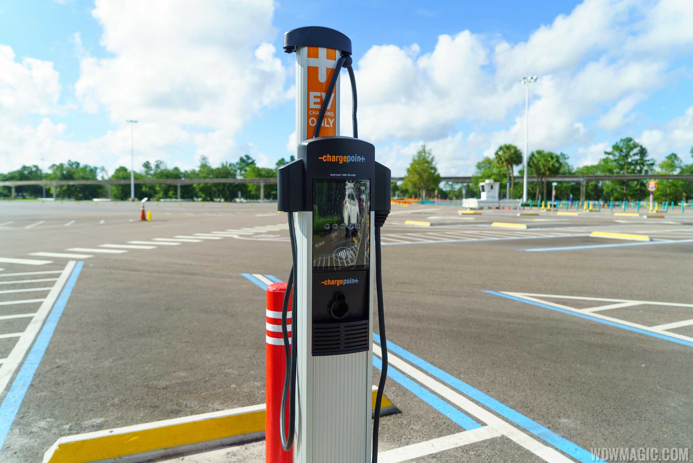 PHOTOS Electric vehicle charging stations coming to the Magic Kingdom
