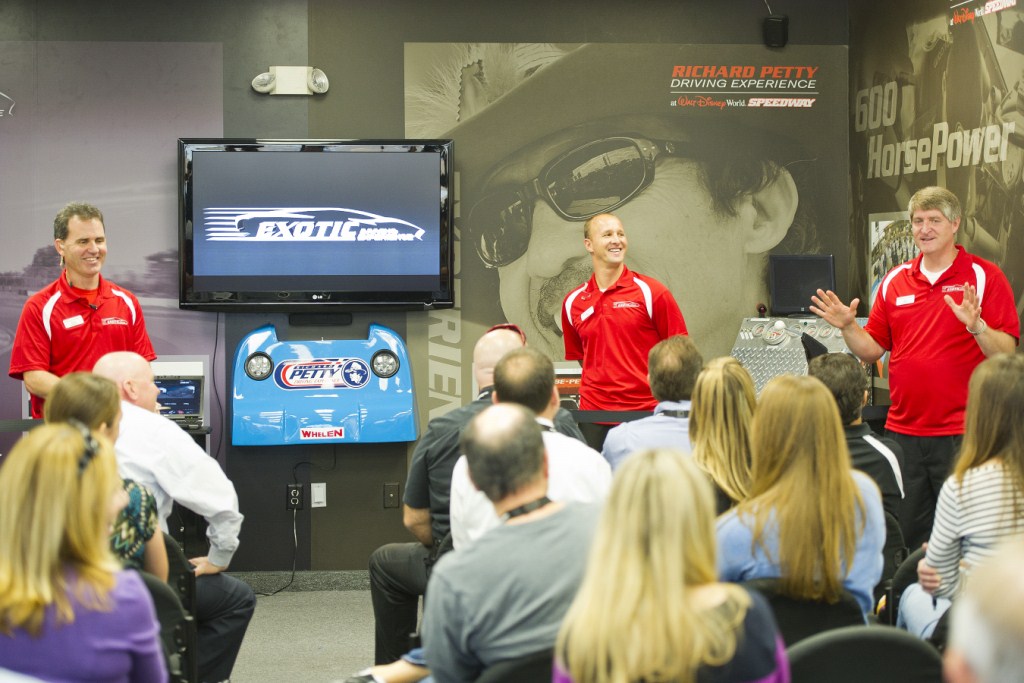 Richard Petty Driving Experience - Richard Petty Pit Crew introduces Exotics Course at Walt Disney World Speedway 