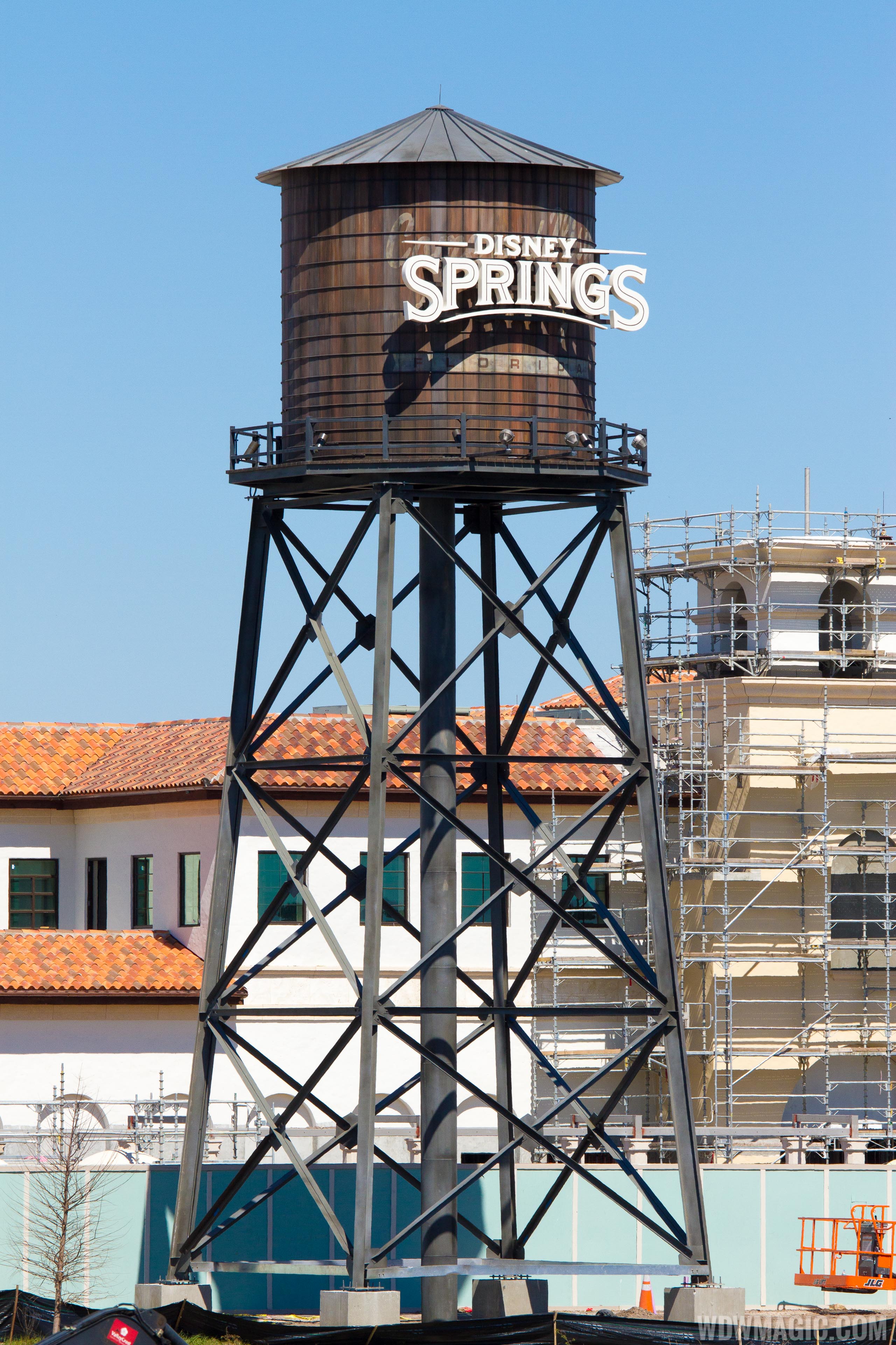 PHOTOS - Water tower arrives at Disney Springs