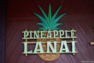 Pineapple Lanai signage Pineapple Lanai signage