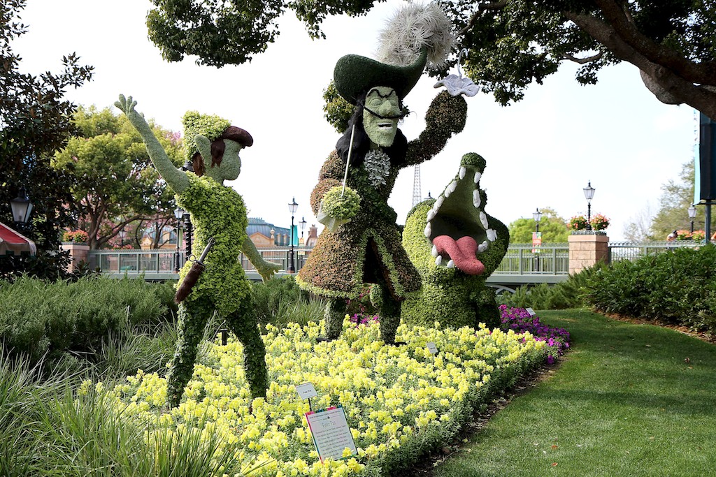 International Flower and Garden Festival - Peter Pan topiaries