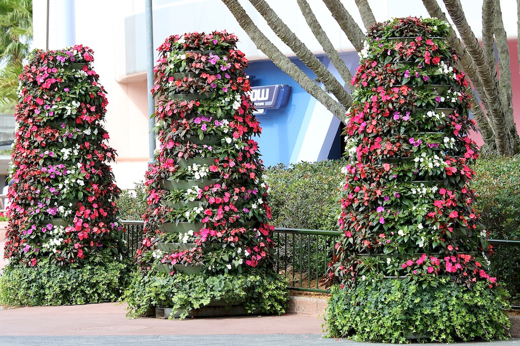 International Flower and Garden Festival - Flower Towers in Future World