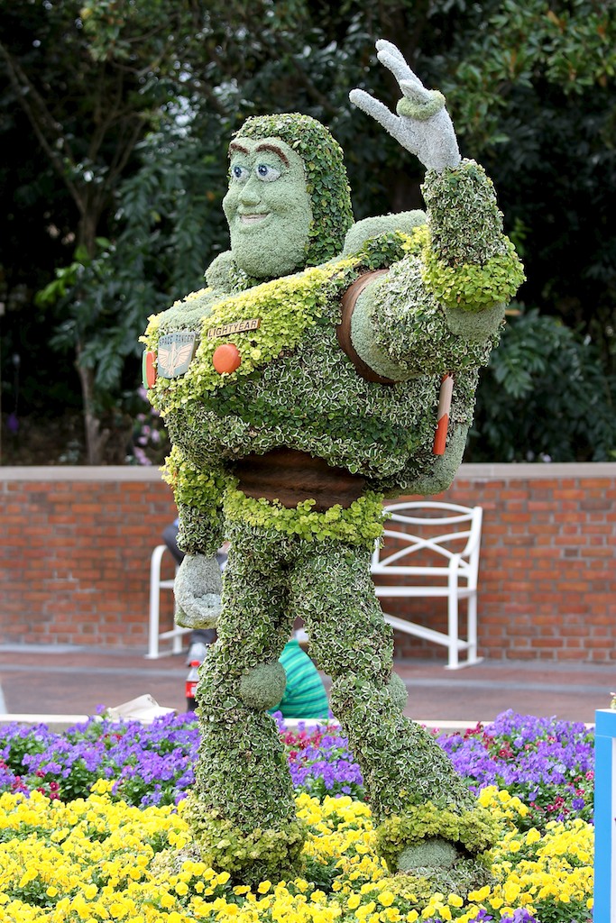 International Flower and Garden Festival - Buzz Lightyear Topiary in the American Adventure Pavilion