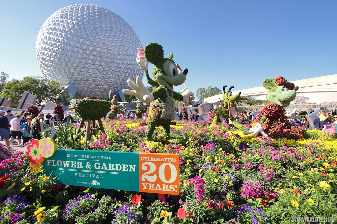 International Flower and Garden Festival - 2013 Epcot Flower and Garden Festival - Main entrance topiary