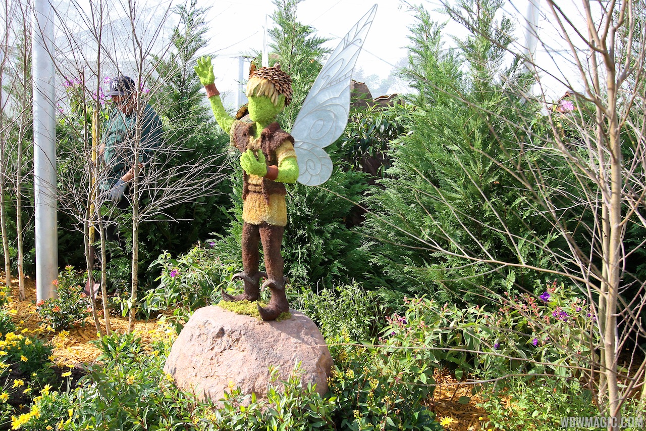 International Flower and Garden Festival - 2013 Epcot Flower and Garden Festival - Inside Tinker Bell's Butterfly House