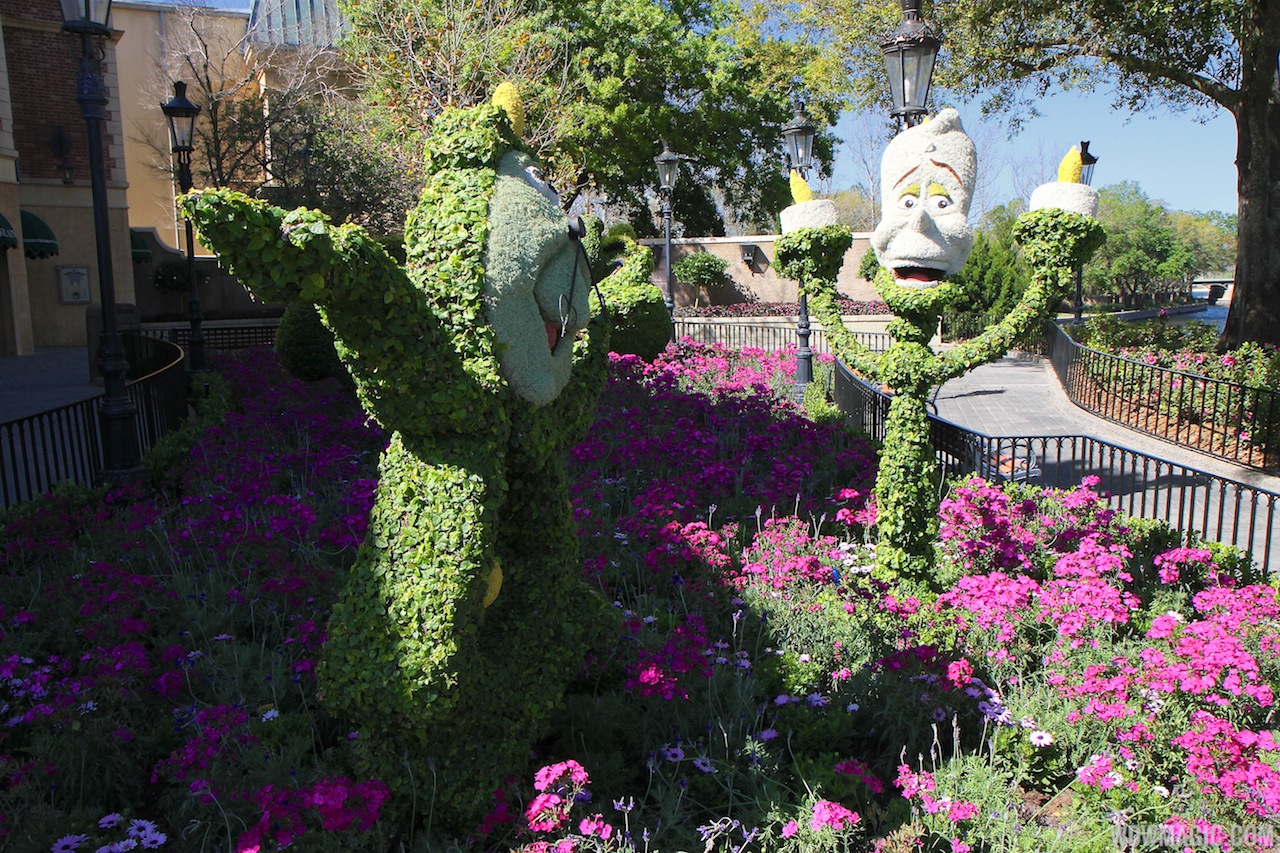 International Flower and Garden Festival - 2013 Epcot Flower and Garden Festival - Beauty and the Beast topiary