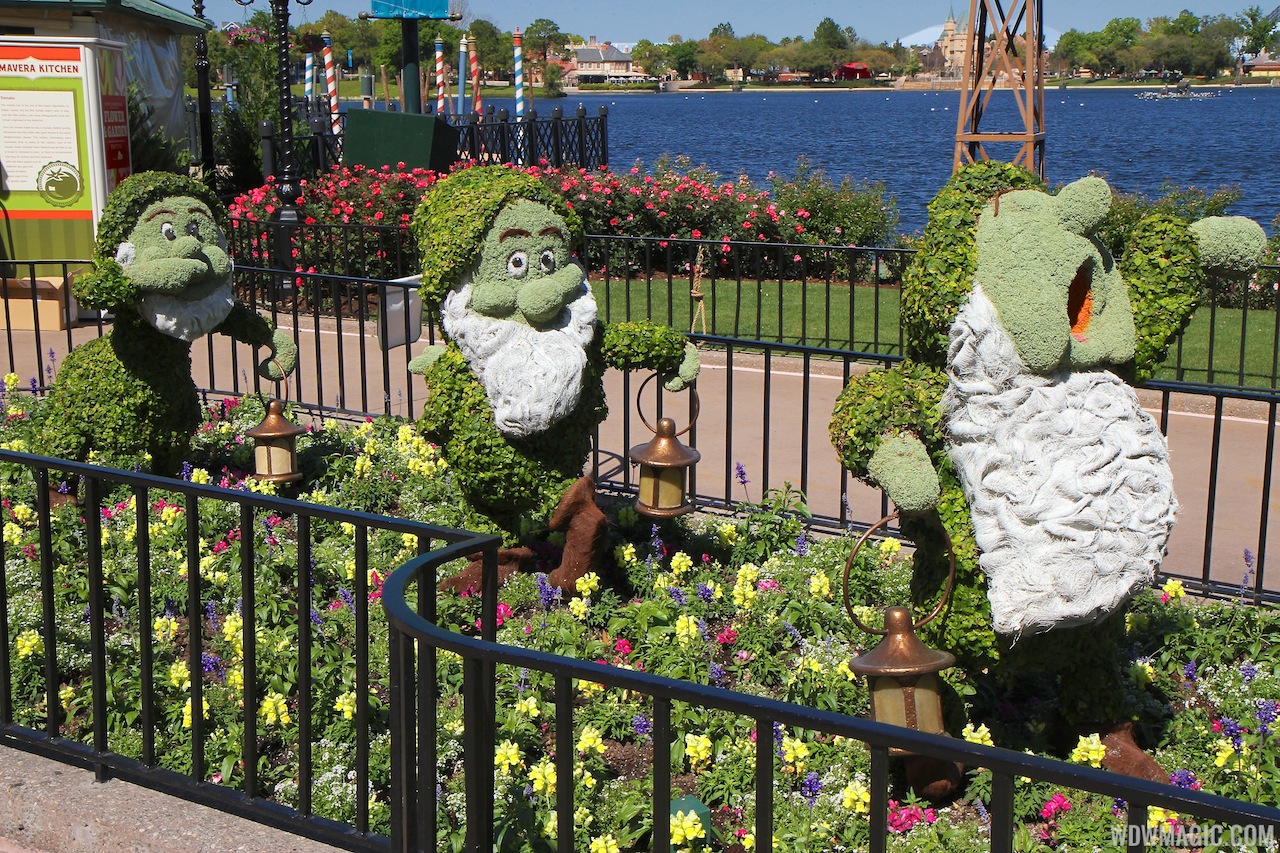 International Flower and Garden Festival - 2013 Epcot Flower and Garden Festival - Dwarfs Topiary