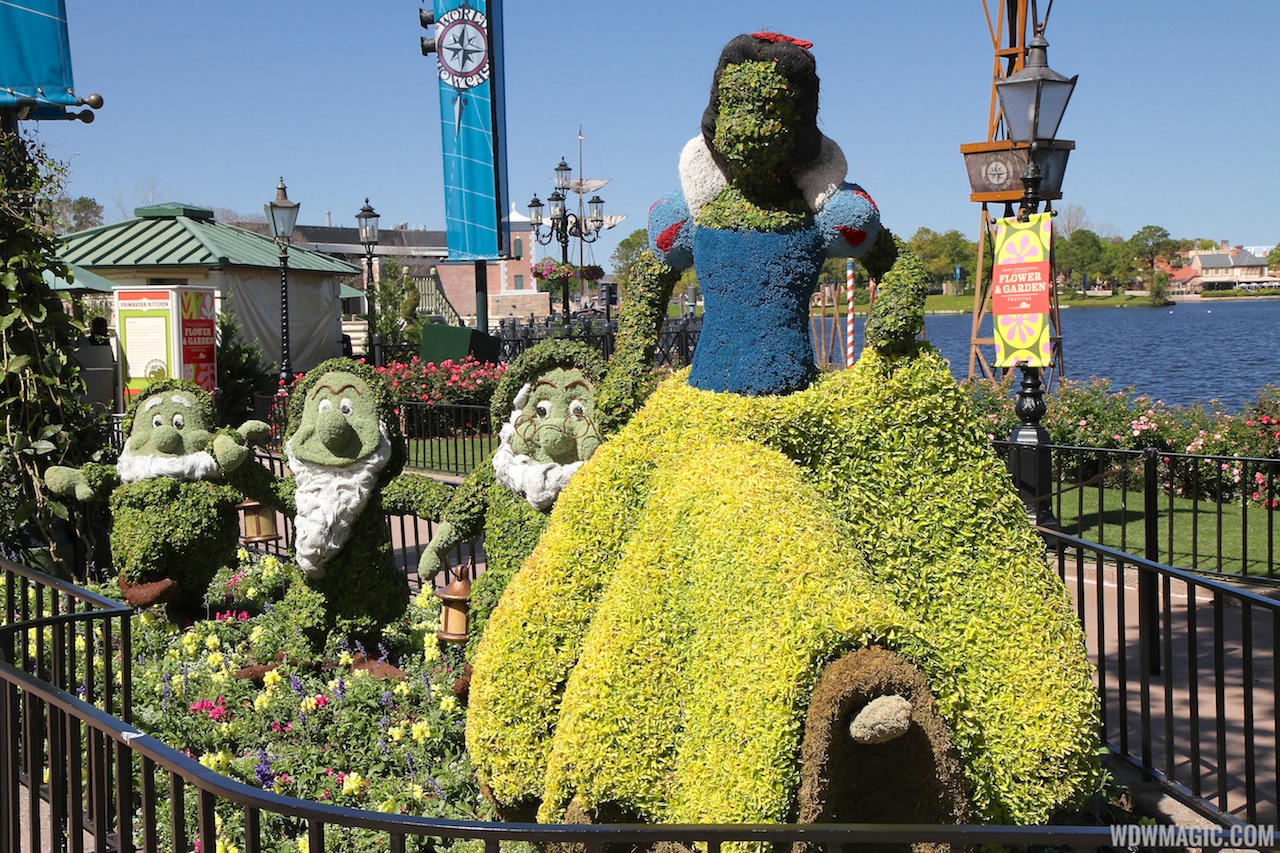 International Flower and Garden Festival - 2013 Epcot Flower and Garden Festival - Snow White topiary