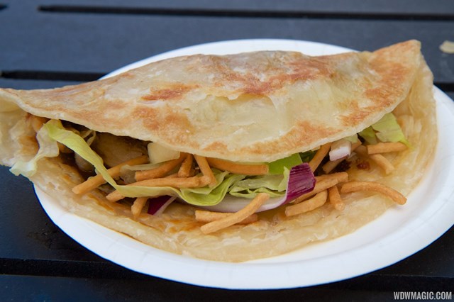 2014 Epcot Flower and Garden Festival Outdoor Kitchen kiosk - Lotus House China - Spring Pancake $5.25 2014 Epcot Flower and Garden Festival Outdoor Kitchen kiosk - Lotus House China - Spring Pancake $5.25
