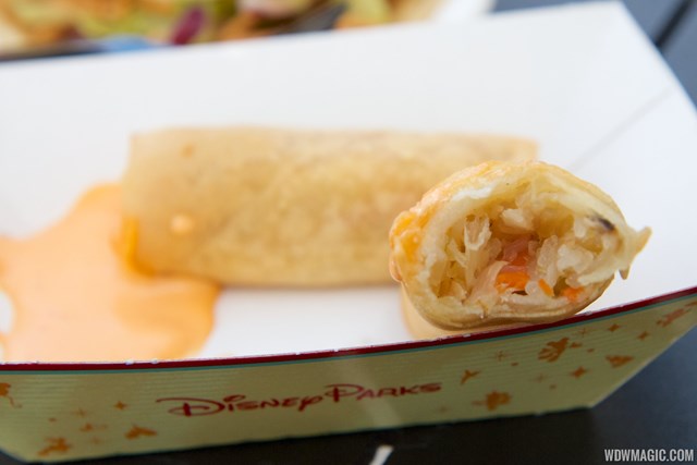 2014 Epcot Flower and Garden Festival Outdoor Kitchen kiosk - Lotus House China - Vegetable Spring Rolls $4.25 2014 Epcot Flower and Garden Festival Outdoor Kitchen kiosk - Lotus House China - Vegetable Spring Rolls $4.25