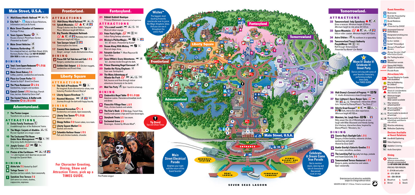 map of disney magic kingdom