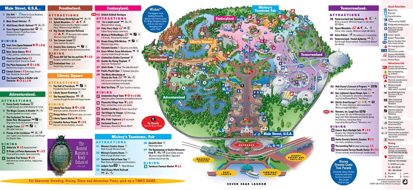 magic kingdom walt disney world map