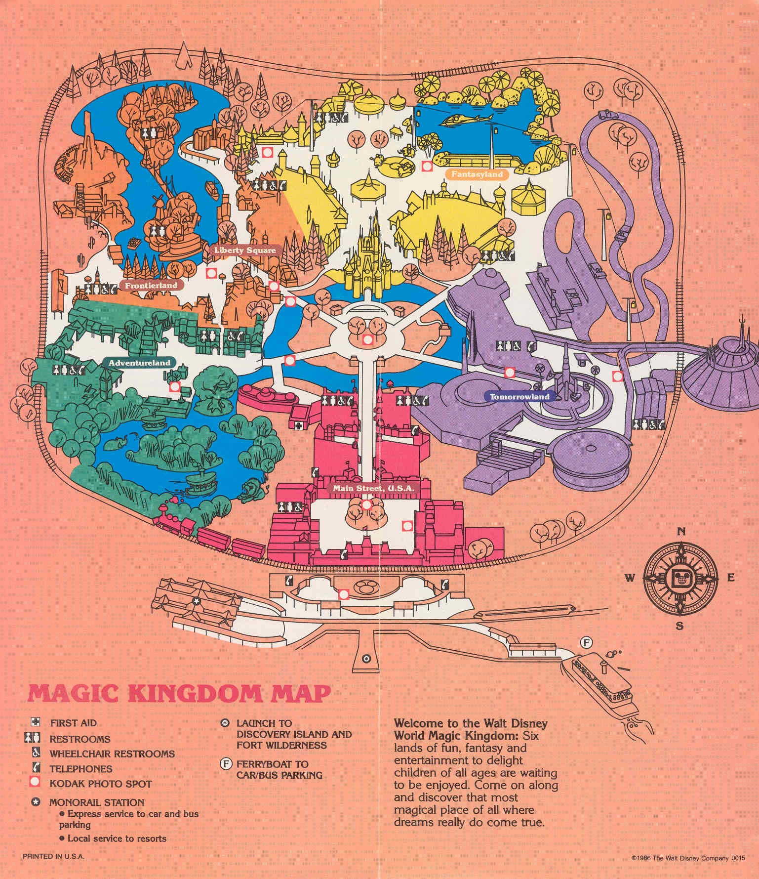 Magic Kingdom Guide Book 1986 Photo 9 of 12