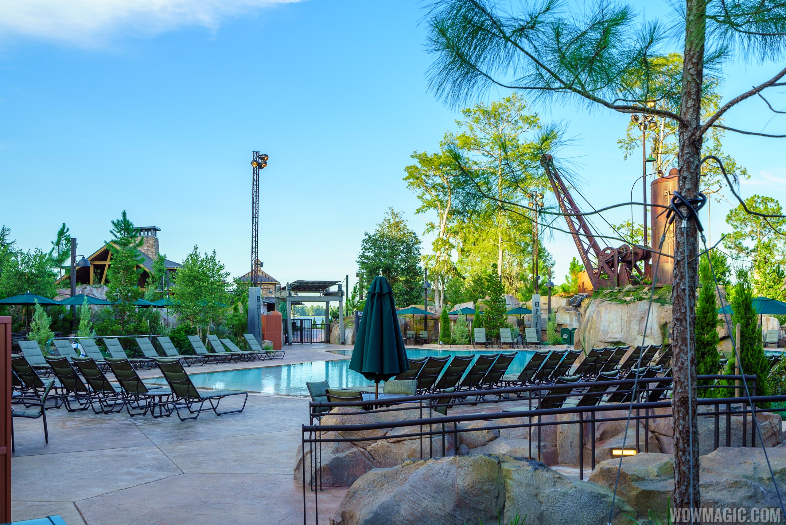 PHOTOS The new Boulder Ridge Cove Pool at Disney's Wilderness Lodge