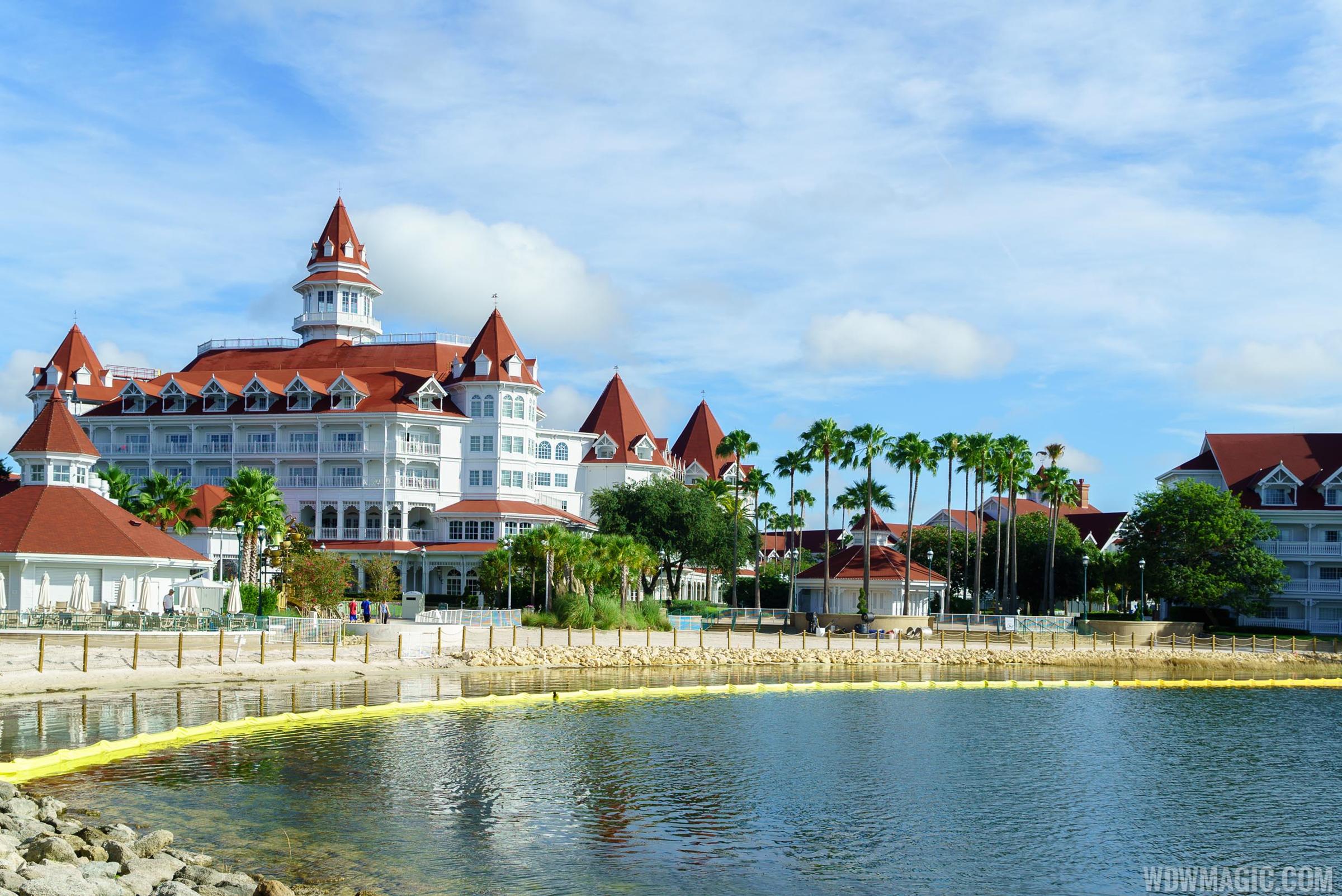 Grand Floridan Resort beach sea wall construction